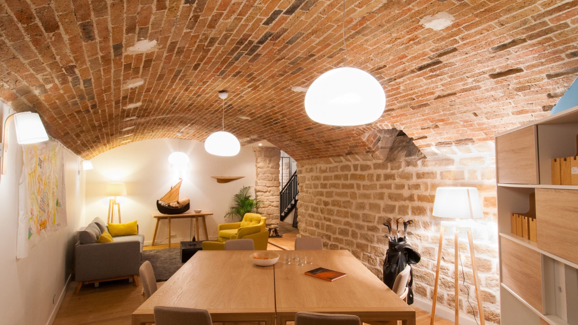 Internal view of the Loft